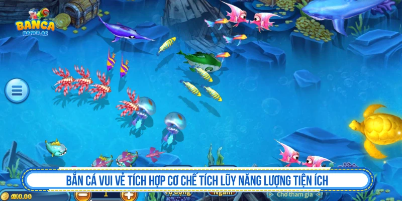 Bắn Cá Vui Vẻ với giao diện đại dương sinh động